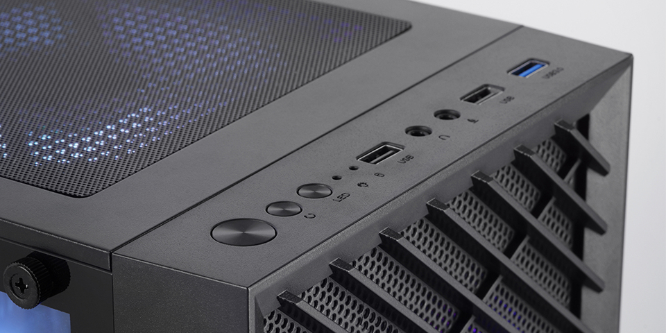 MARS GAMING Modèle : Boitier Mini Tour Micro ATX MC Vortex RGB avec panneau vitré Neuf - vue 2