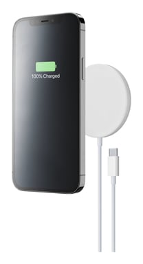 Cellularline Mag - Wireless Charger Base de charge sans fil magnétique pour système MagSafe