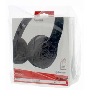 Hama Touch Auriculares con cable e inalámbricos Diadema Llamadas/Música Micro-USB Bluetooth, Negro