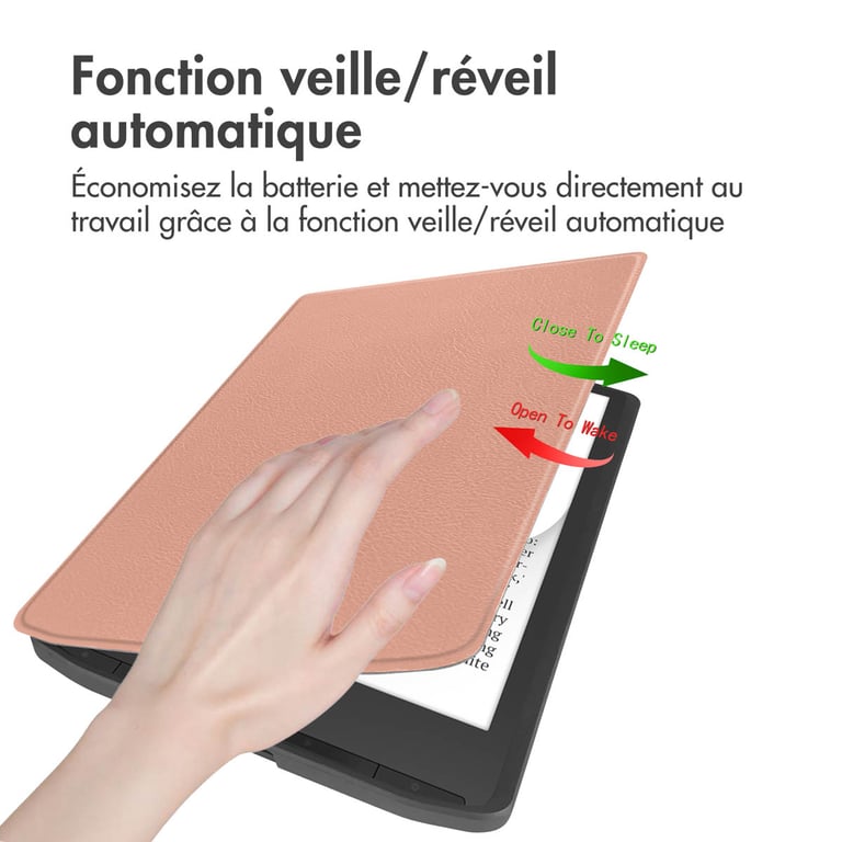 imoshion Slim Soft Sleepcover pour Pocketbook InkPad Color 3 / InkPad 4 Neuf - vue 8