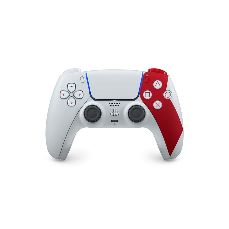 Manette sans fil Sony DualSense® Edition limitée 20e anniversaire de God of War™ Blanc et Rouge pour PS5 PC Mac et Mobile - Neuf