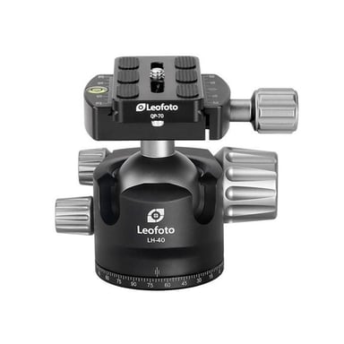 Cabeza LEOFOTO LH-40 + Placa de liberación QP-70