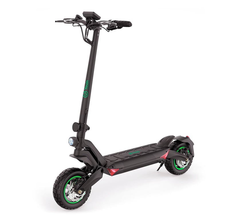 YOUIN  You Go XL Max 800 W Neumaticos 10"" Negro Antipinchaos