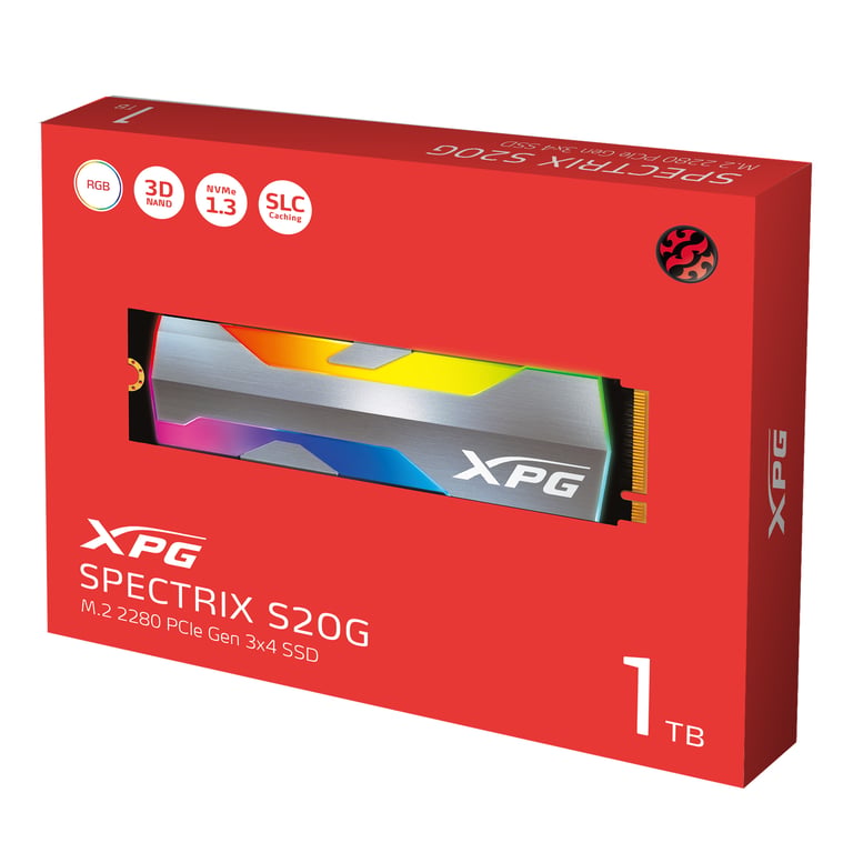 XPG SPECTRIX S20G .2 PCI Express 3.0 NVMe 3D NAND Neuf - vue 2