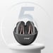 Écouteurs Bluetooth Intra-auriculaires Design Goutte D'eau et Boîtier Noir