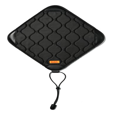 KODAK Camera Wrap M 31x31 cm – Funda Protectora Acolchada para Cámara, Tejido Repelente al Agua, Cierre de Velcro, Compatible con Cámaras Analógicas y Compactas Kodak – Negro