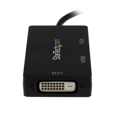 StarTech.com Adaptador Conversor de Mini DisplayPort a VGA DVI o HDMI - Convertidor A/V 3 en 1 para viajes