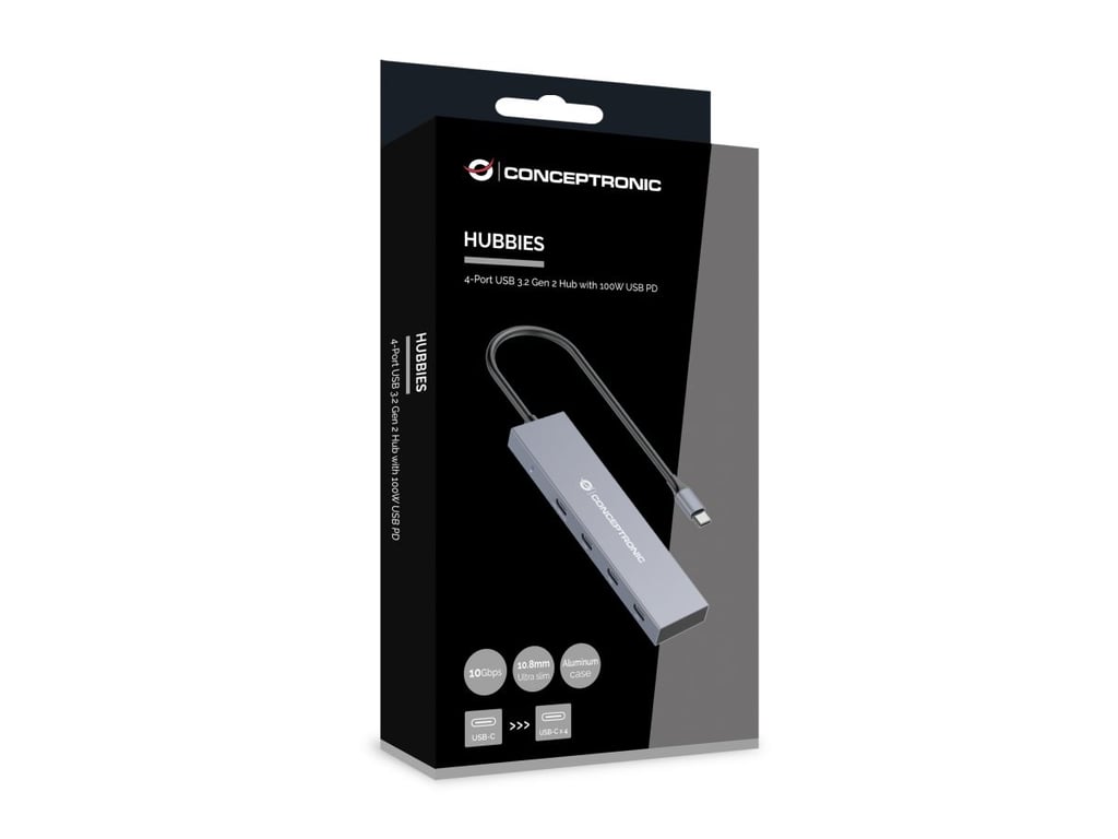 Conceptronic DONN07B station d'accueil USB 3.2 Gen 1 3.1 Gen 1 Type C Neuf - vue 3