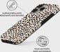 Burga Funda para iPhone 16 Pro MagSafe Tough A prueba de golpes Modelo Almond Latte Beige