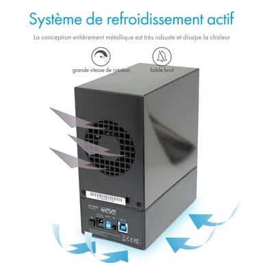 ICY BOX IB-RD3621U3 Contenitore HDD/SSD da 3,5'' nero