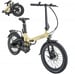 Vélo électrique pliable Onemile E1P, 250 W, 36 V 10 Ah, 25 km/h, couleur champagne.