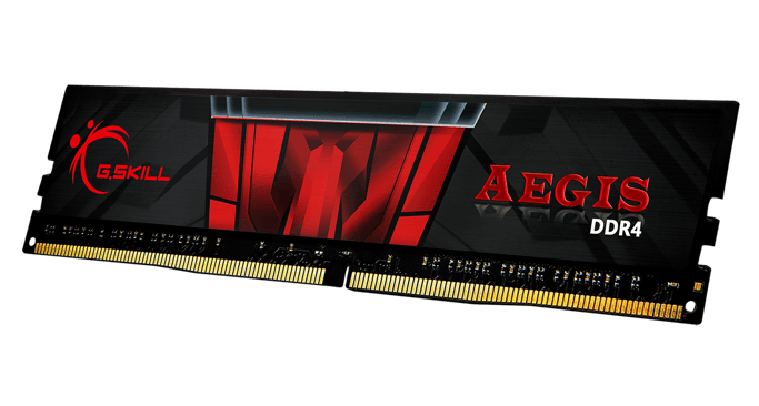 G.Skill Aegis DDR4 - 4 Go (1 x 4 Go) - 2400 MHz - C15