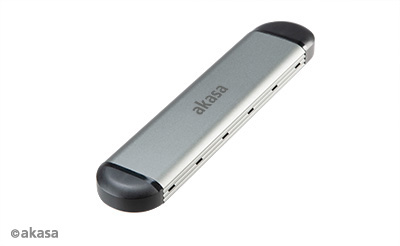 Akasa AK-ENU3M2-04 Boîtier de disques de stockage Enceinte ssd Gris M.2
