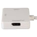 Hama mini DisplayPort - DVI/DisplayPort/HDMI bianco