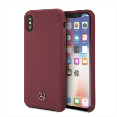 Étui Mercedes pour iPhone X, rouge