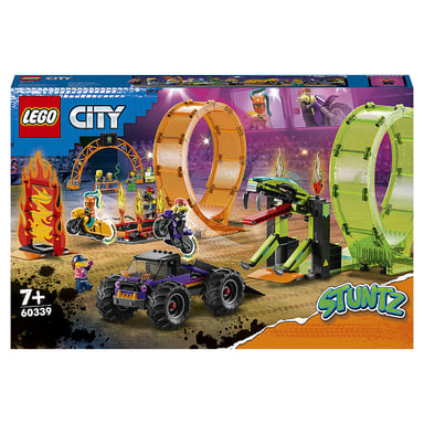 60339 LEGO® City Cascada Arena con doble looping y minifiguras