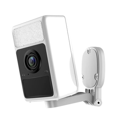 SJCam S1 2K intérieur et extérieur Caméra et amplificateur d'extérieur IP65 HD à longue durée de vie de la batterie Super Vision Nocturne 2,33'' LCD Blanc