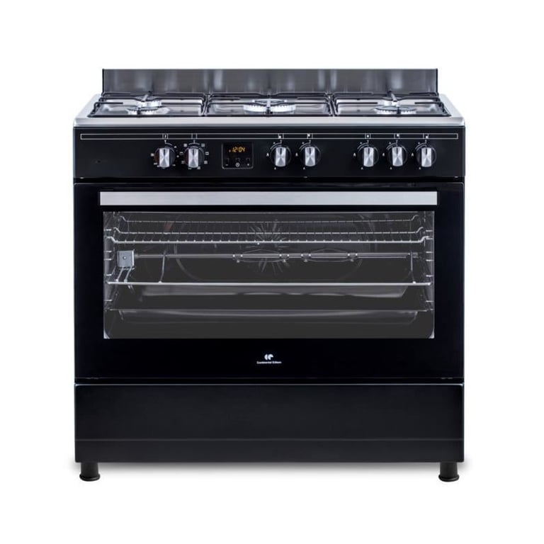 Cuisinière piano four multifonctions catalyse CONTINENTAL EDISON CECP9060BDD 95 Affichage digital L90 x H 85 cm - vue 3