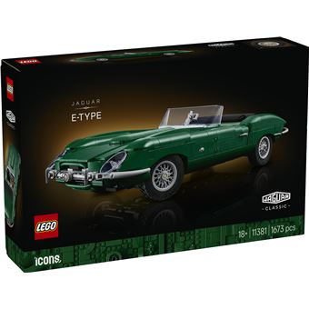 Lego Icons 11381 Jaguar E-Type Vert pour Adultes 1673 Pièces - Neuf