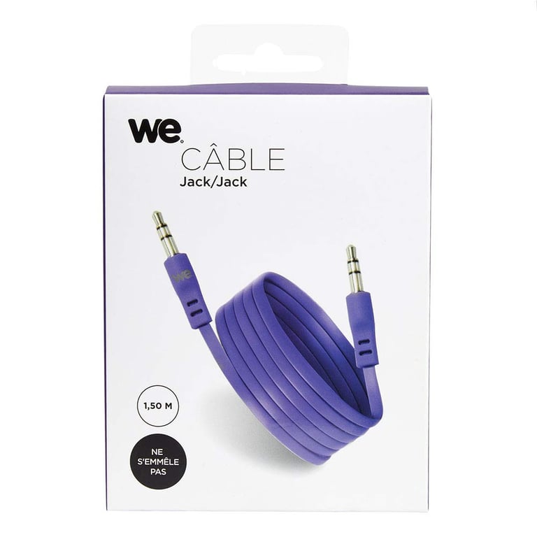 WE Câble JackJack plat 1m50 - vue 3