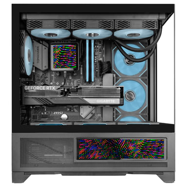 Mars Gaming MCLCDX unité centrale Midi Tower Noir