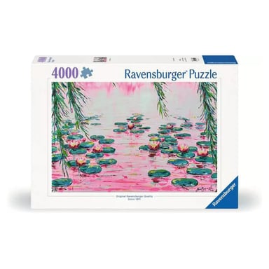Puzzle de 4000 piezas: Los nenúfares rosas - Una obra de arte para montar