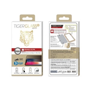 Tiger Glass Plus Verre Confidentiel Antibact Iphone Xs Max  11 Pro Max