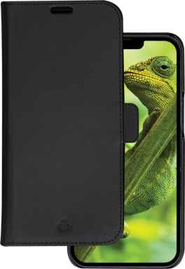 Folio 2 en 1 iPhone 14 Plus Lynge en Cuir Noir DBramante1928