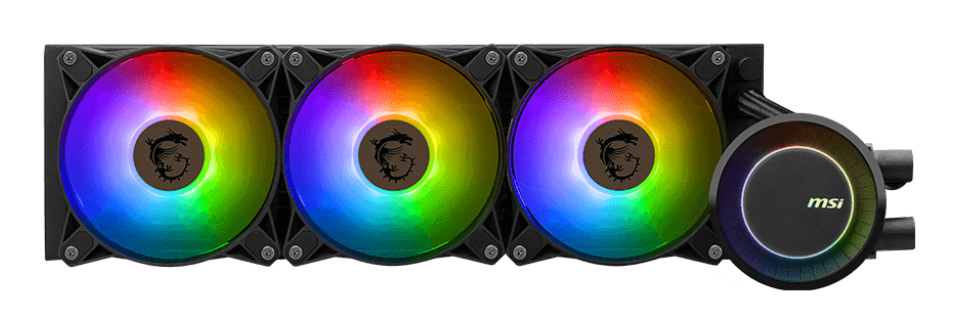 MSI MAG CORELIQUID E360 système de refroidissement d'ordinateur Carte-mère, Processeur Kit de refroidissement du liquide 12 cm Noir - Neuf