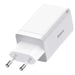 Chargeur GaN PD / QC port 2x USB et 1x USB-C ?65W avec Câble 1m 100W Blanc
