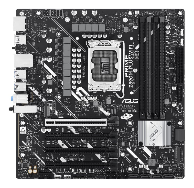 ASUS PRIME Z890M-PLUS WIFI Intel Z890 LGA 1851 (Socket V1) micro ATX - Neuf