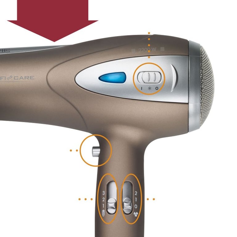 Sèche cheveux professionnel Proficare PC HTD3113 Neuf - vue 6