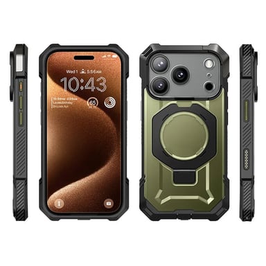 i-Blason GA843439159426 coque de protection pour téléphones portables 17,5 cm (6.9'') Housse Vert foncé Apple (brand) iPhone 17 Pro Max
