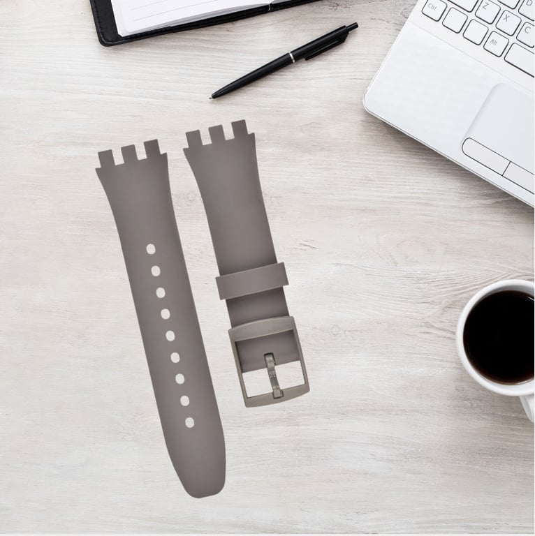Bracelet de remplacement en silicone de qualité supérieure pour montre Swatch 16 mm Neuf - vue 2