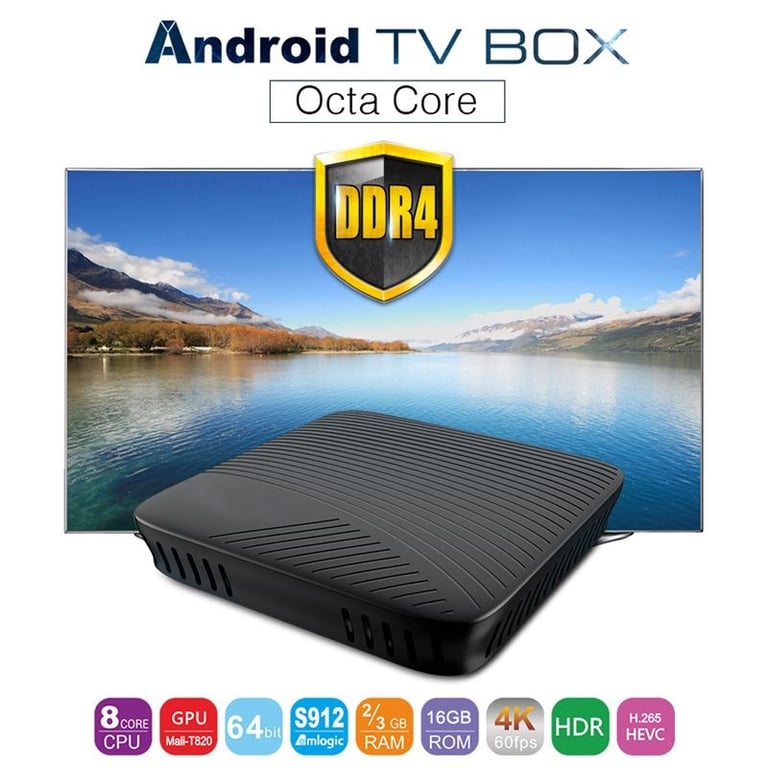 Android Tv Box 4K Android 7.1 Octa Core 2Go Ram Wifi Dual Band Airplay  Miracast YONIS - Yonis