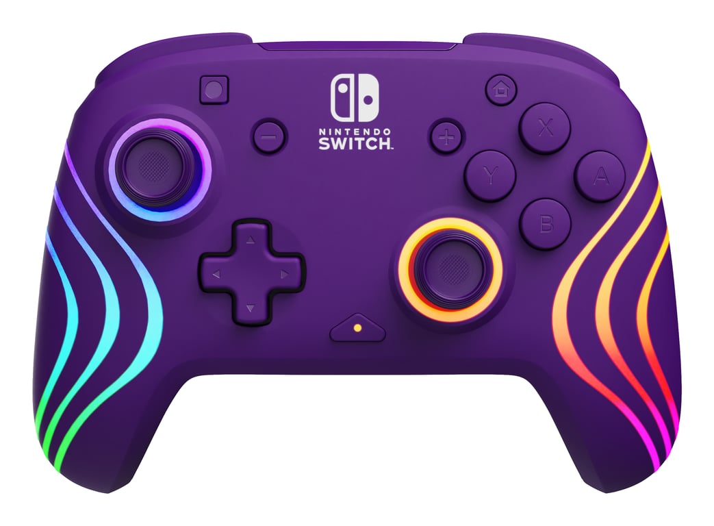 PDP Afterglow Wave Violet Manette de jeu pour Nintendo Switch, Nintendo Switch OLED - Neuf