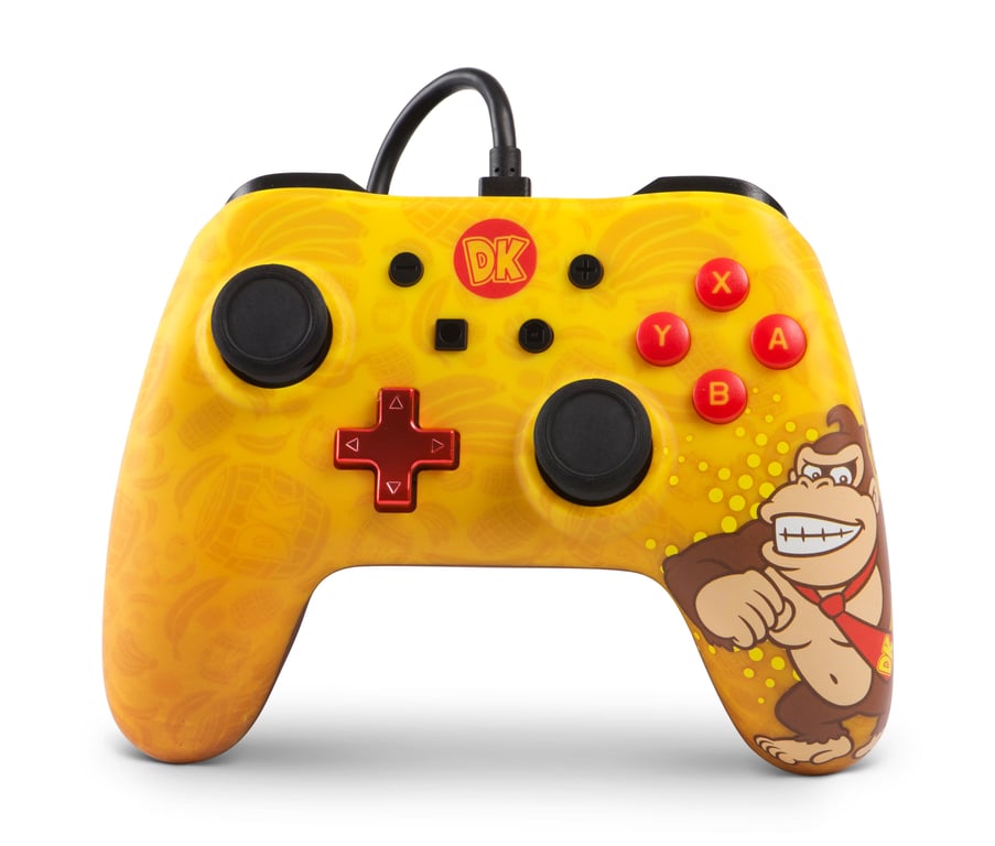 PowerA Donkey Kong Jaune USB Manette de jeu AnalogiqueNumérique Nintendo Switch Neuf