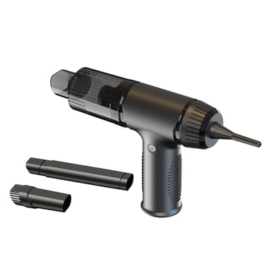 Aspirador para coche con función de soplado 7 boquillas Negro