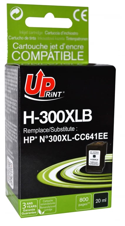 Cartouche encre UPrint compatible HP 300 XL noir - Neuf