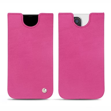 Apple iPhone 13 Pro Funda de piel - Estuche - Rosa - Piel lisa de primera calidad