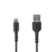 StarTech.com Cable Resistente USB-A a Lightning de 2 m Negro - Cable de Alimentación y Sincronización USB Tipo A a Lightning con Fibra de Aramida Robu