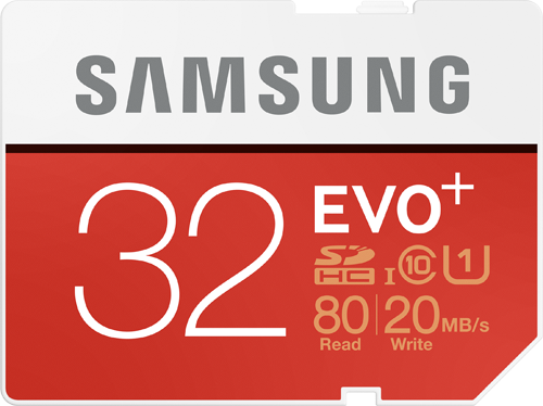 Carte mémoire SD Evo + Samsung 32Go
