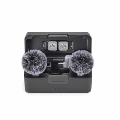 DJI Mic Mini 2 Kit micro sans fil 2 émetteurs + 1 récepteur mobile noir et blanc 48 kHz 24 bits réduction de bruit