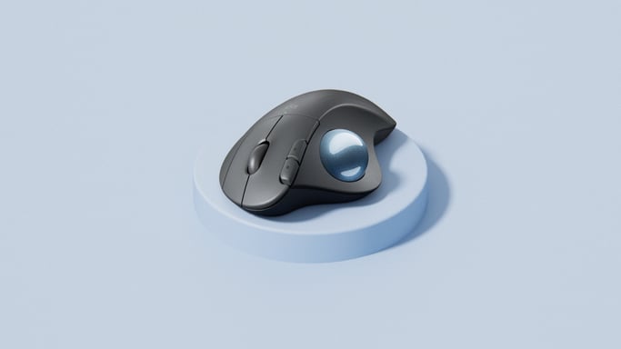 Logitech ERGO M575 for Business RF Wireless Right-Handed Mouse + Bluetooth Trackball 2000 DPI