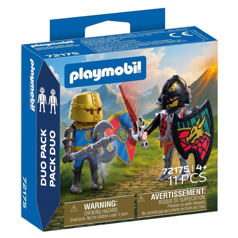 Playmobil Knights 72175 Combat de chevaliers Duo Pack - vue 1