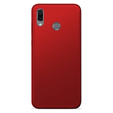 Coque silicone unie compatible Givré Rouge Huawei Honor Play