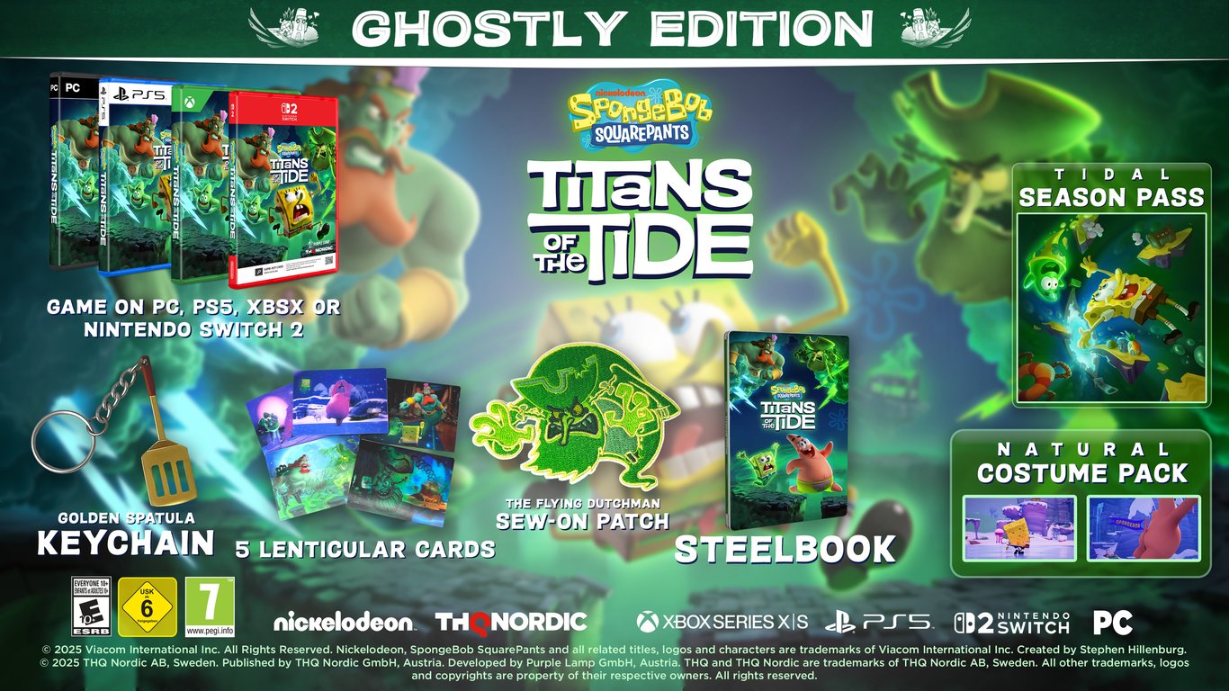 Bob 'Eponge Les Titans des Marées Ghostly Edition PC - vue 4