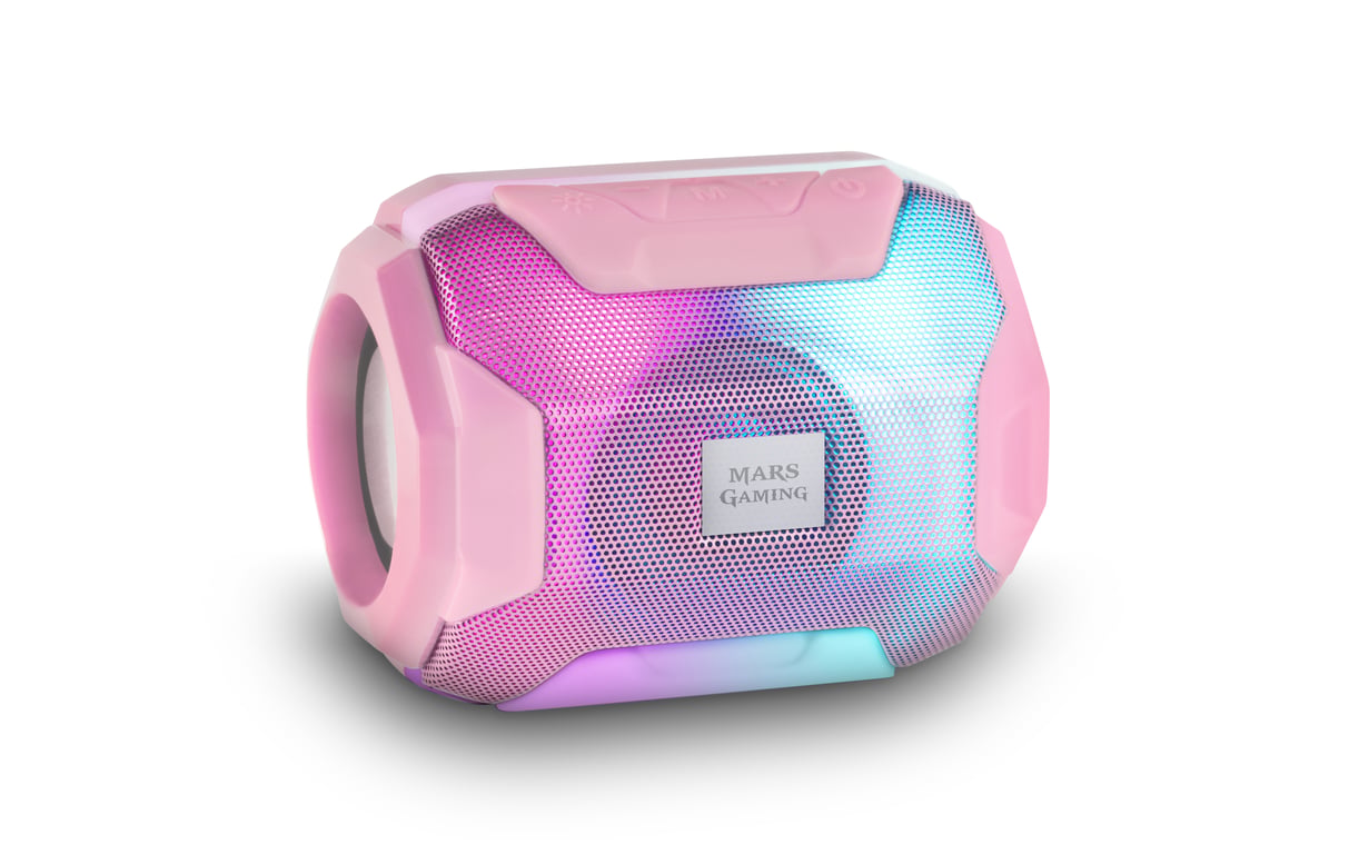 Haut-Parleur Portable Mars Gaming MSBAXP – 10W, Bluetooth 5.0, RGB Flow, Ultra-Bass