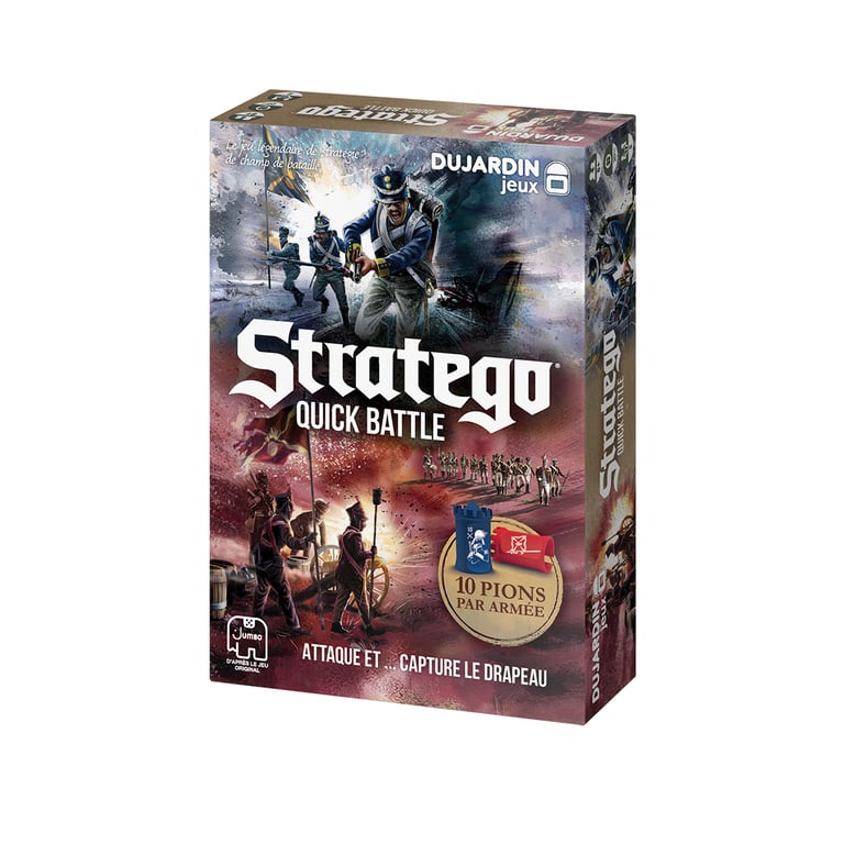 Stratego Quick Battle Jeu de société DUJARDIN Préparez vous à des batailles rapides et intenses avec Stratego Quick Battle ! - vue 3