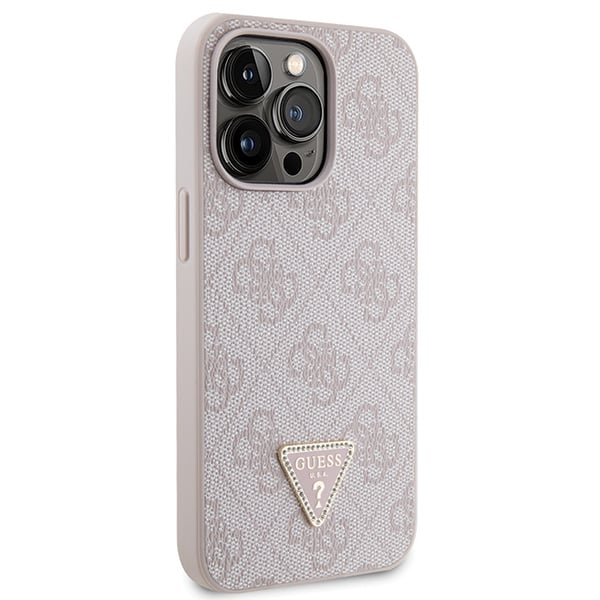 Guess Crossbody 4G Metal Logo - Étui pour iPhone 13 Pro Rose - vue 3